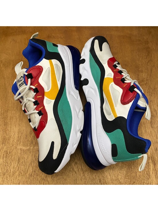 Nike Other - Nike Air Max 270 React Shoes Youth Size 6.5 Y Multi Bauhaus Sneakers BQ0103-001